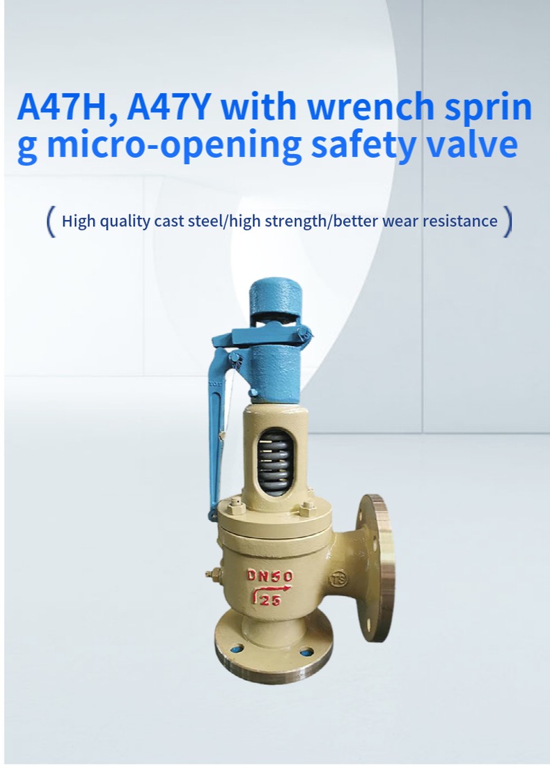 A47H, A47Y with Wrench Spring Micro-Opening Safety Valve