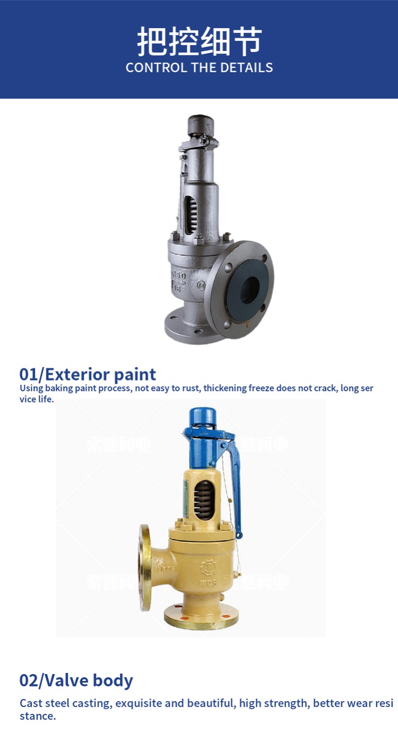 A47H, A47Y with Wrench Spring Micro-Opening Safety Valve