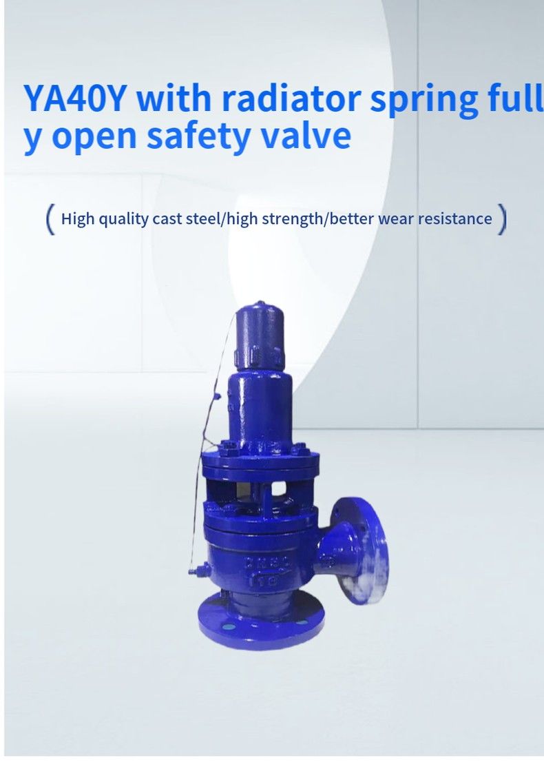 A40Y with radiator spring fully open safety valve