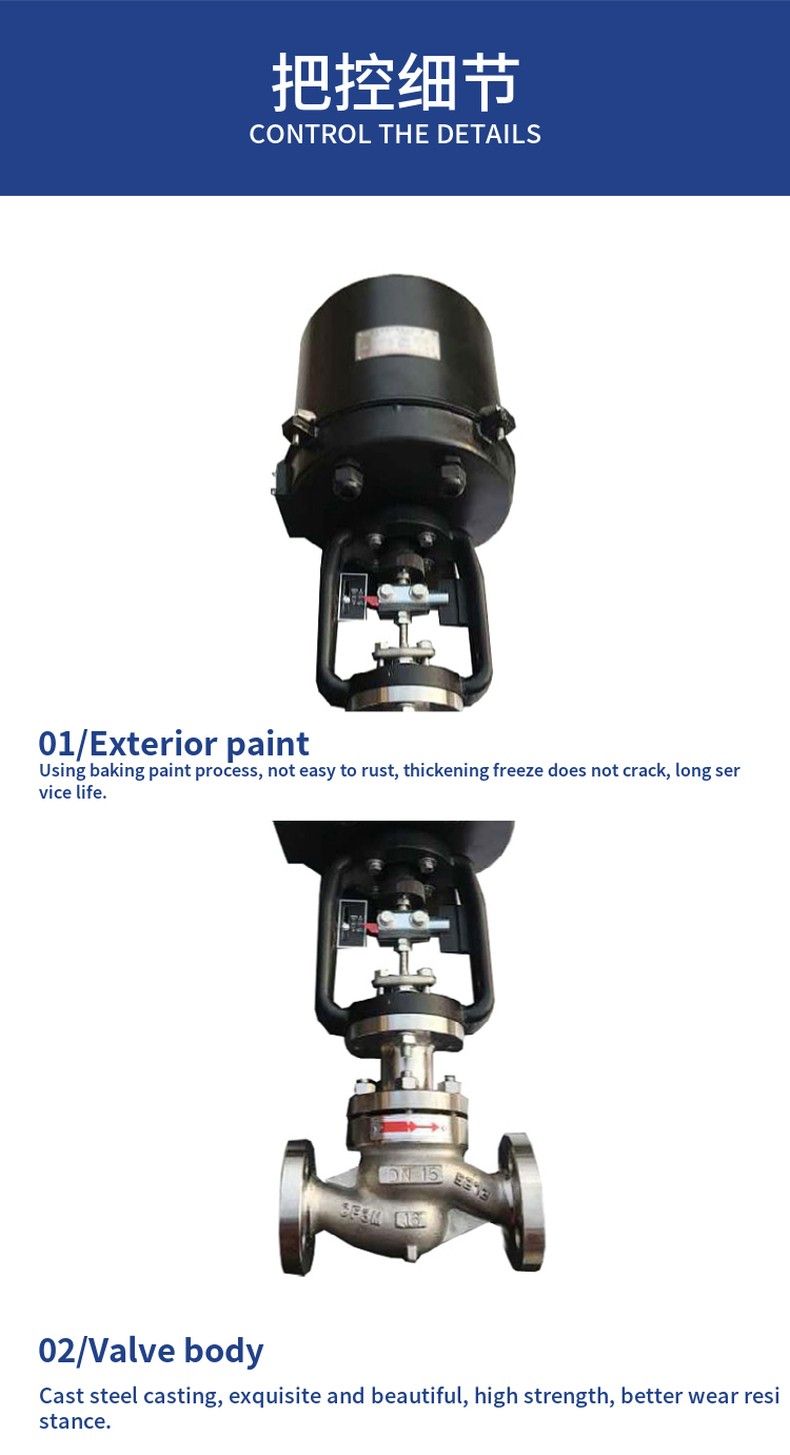 SZAZP electric single-seat regulating valve