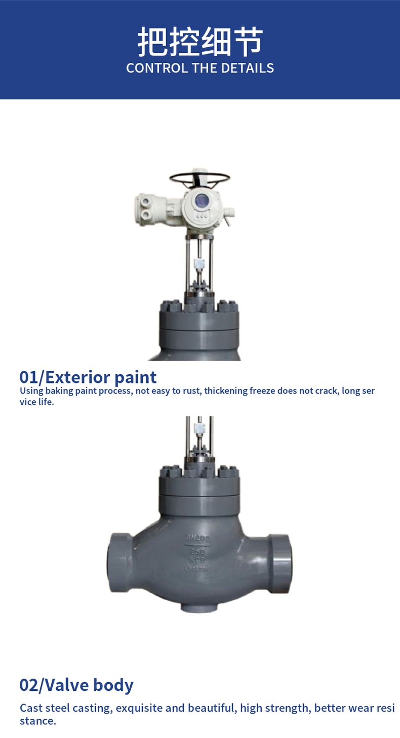 T968Y electric regulating valve