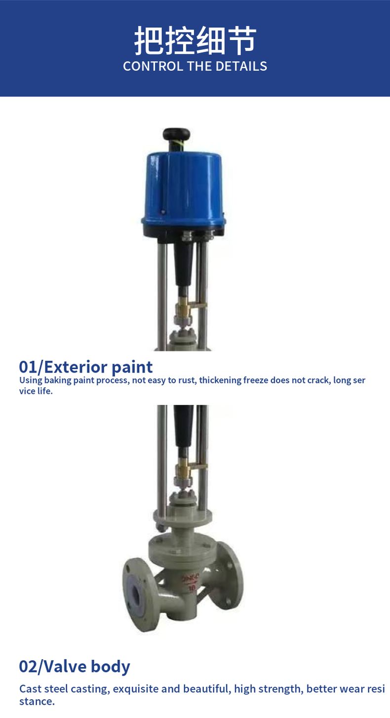 ZDLPF46 electric lined fluorine regulating valve