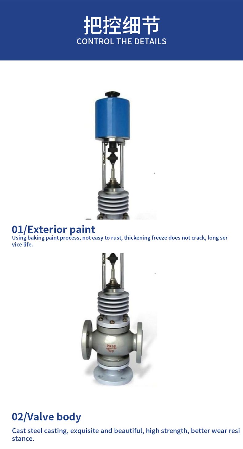 ZDLQ electric three-way shunt regulating valve