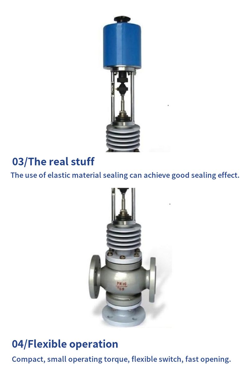 ZDLX electric three-way combination regulating valve