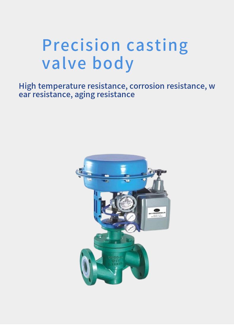 ZJHPF46 pneumatic lined fluorine regulating valve