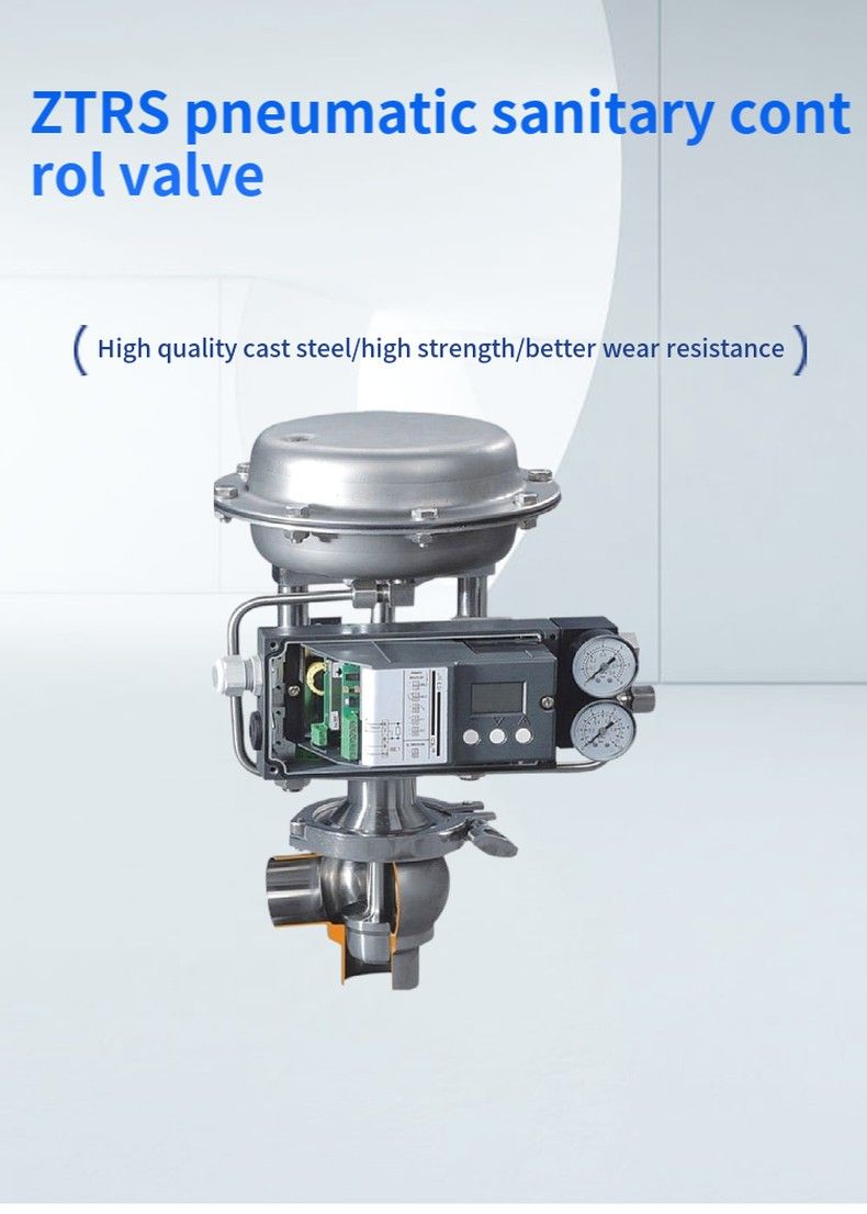 ZTRS pneumatic sanitary control valve