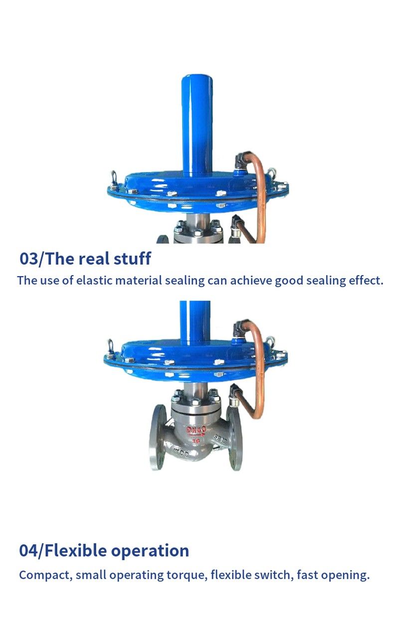 ZZVP self-operated micro-differential pressure control valve. Nitrogen vent valve