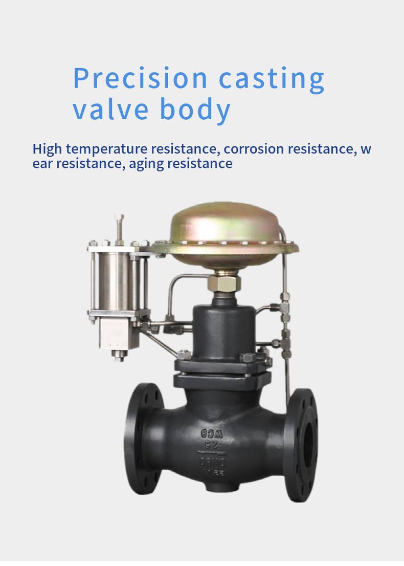 Self-operated flow and temperature combination valve