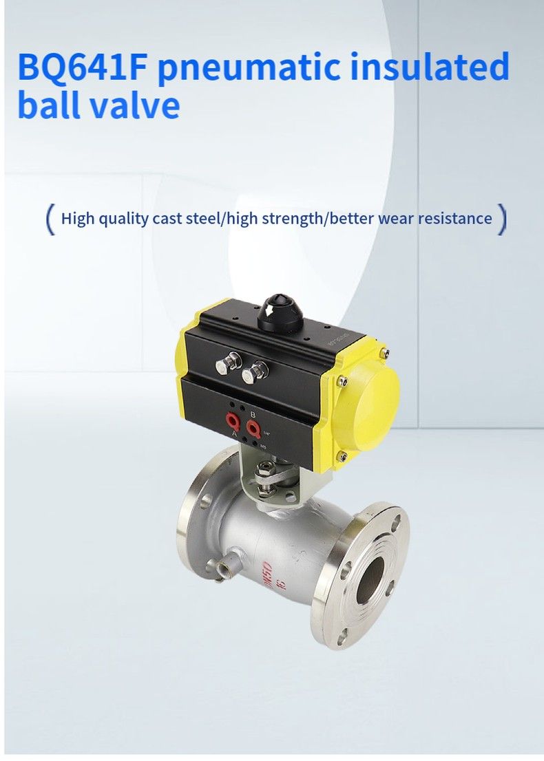 BQ641F pneumatic insulated ball valve