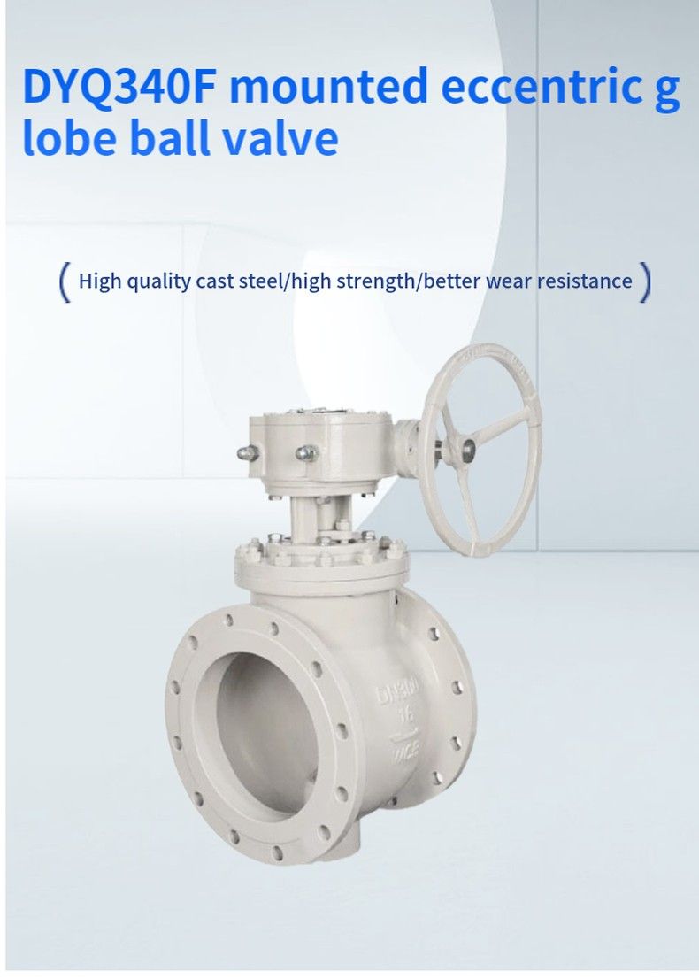 DYQ340F mounted eccentric globe ball valve