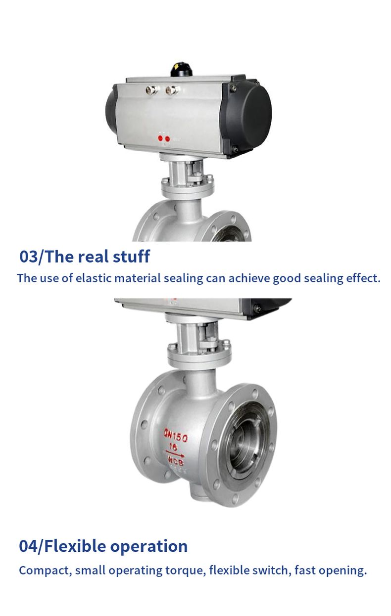 EQ647F pneumatic eccentric half ball valve