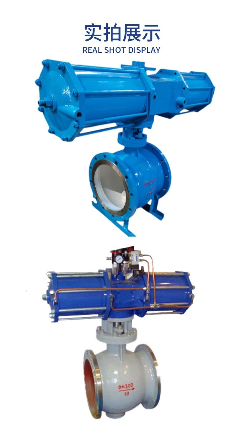 EQ647F pneumatic eccentric half ball valve