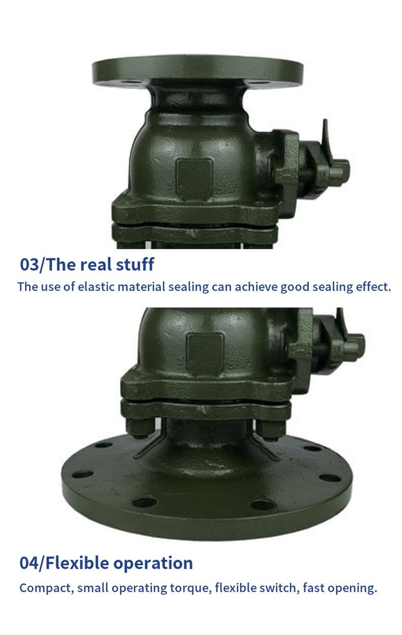 FQ41F46 Discharge lined fluorine ball valve