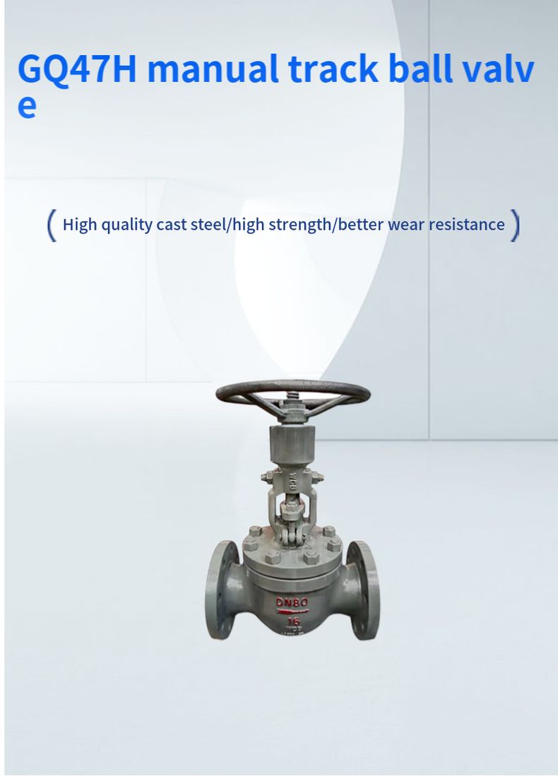 GQ47H manual track ball valve