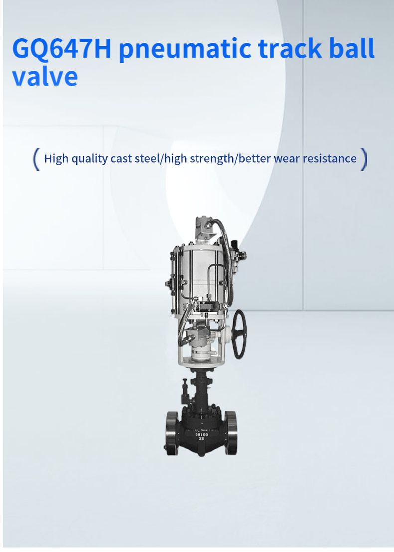 GQ647H pneumatic track ball valve