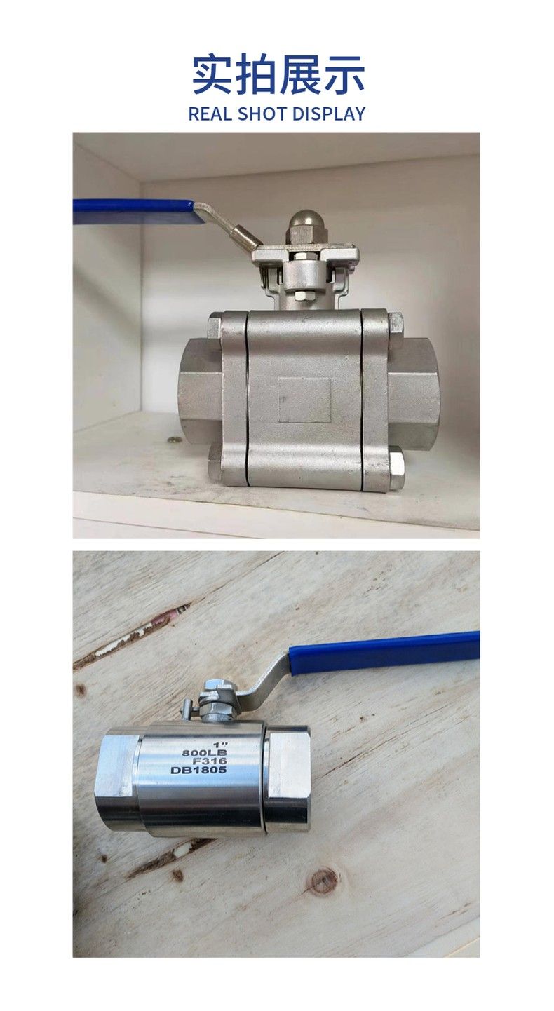 Q11F forged steel ball valve with internal thread