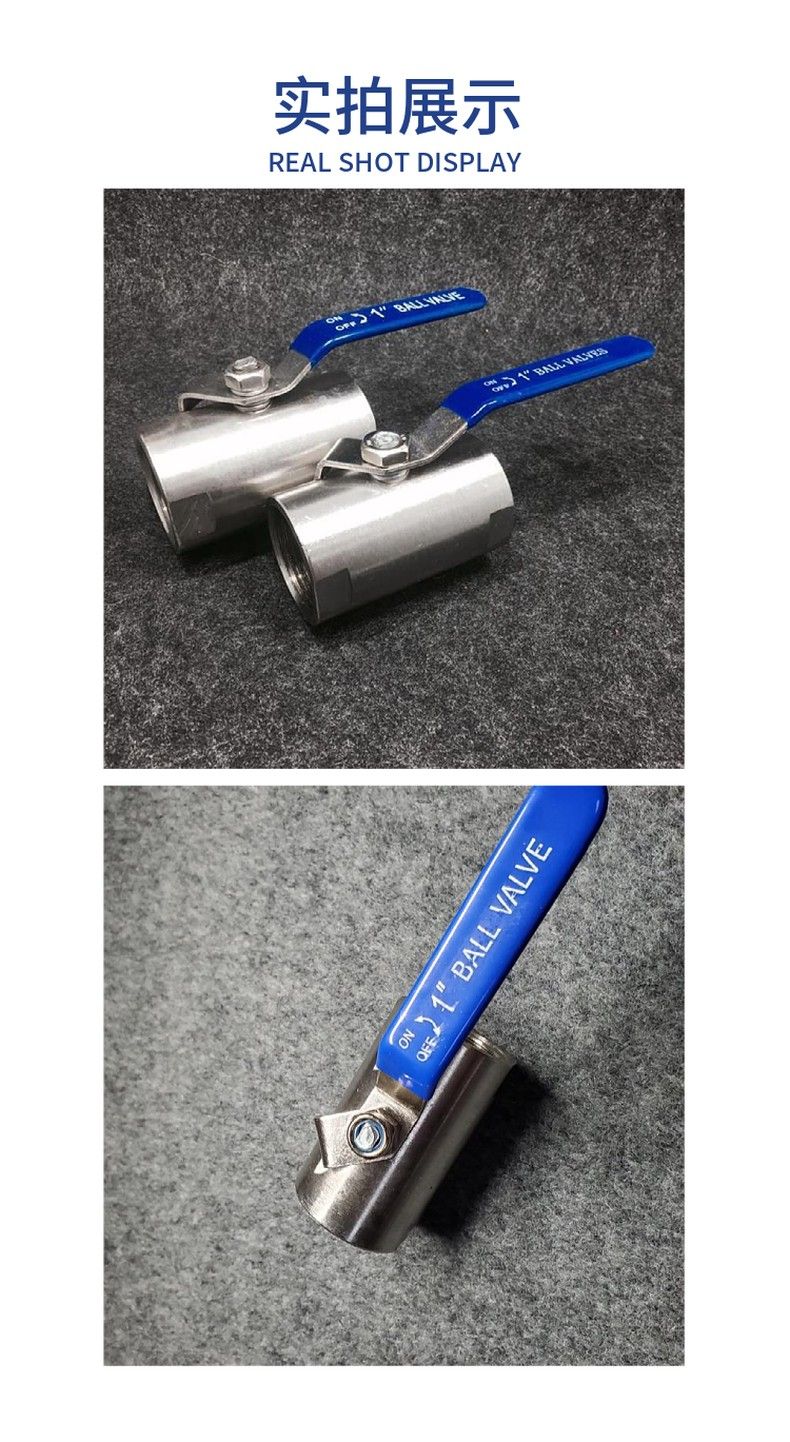 Q11F wide ball valve with internal thread