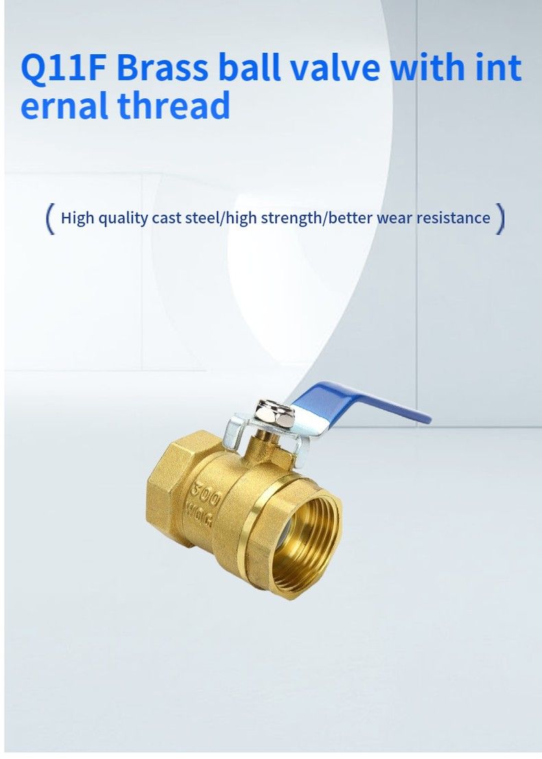 Q11F Brass ball valve with internal thread