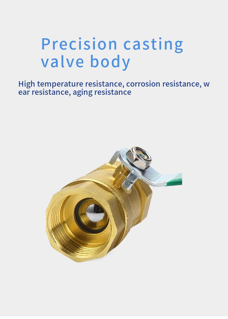 Q11F Brass ball valve with internal thread