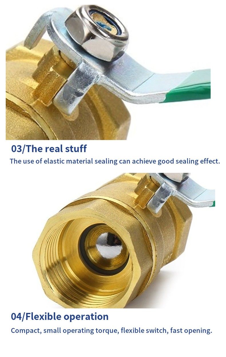 Q11F Brass ball valve with internal thread