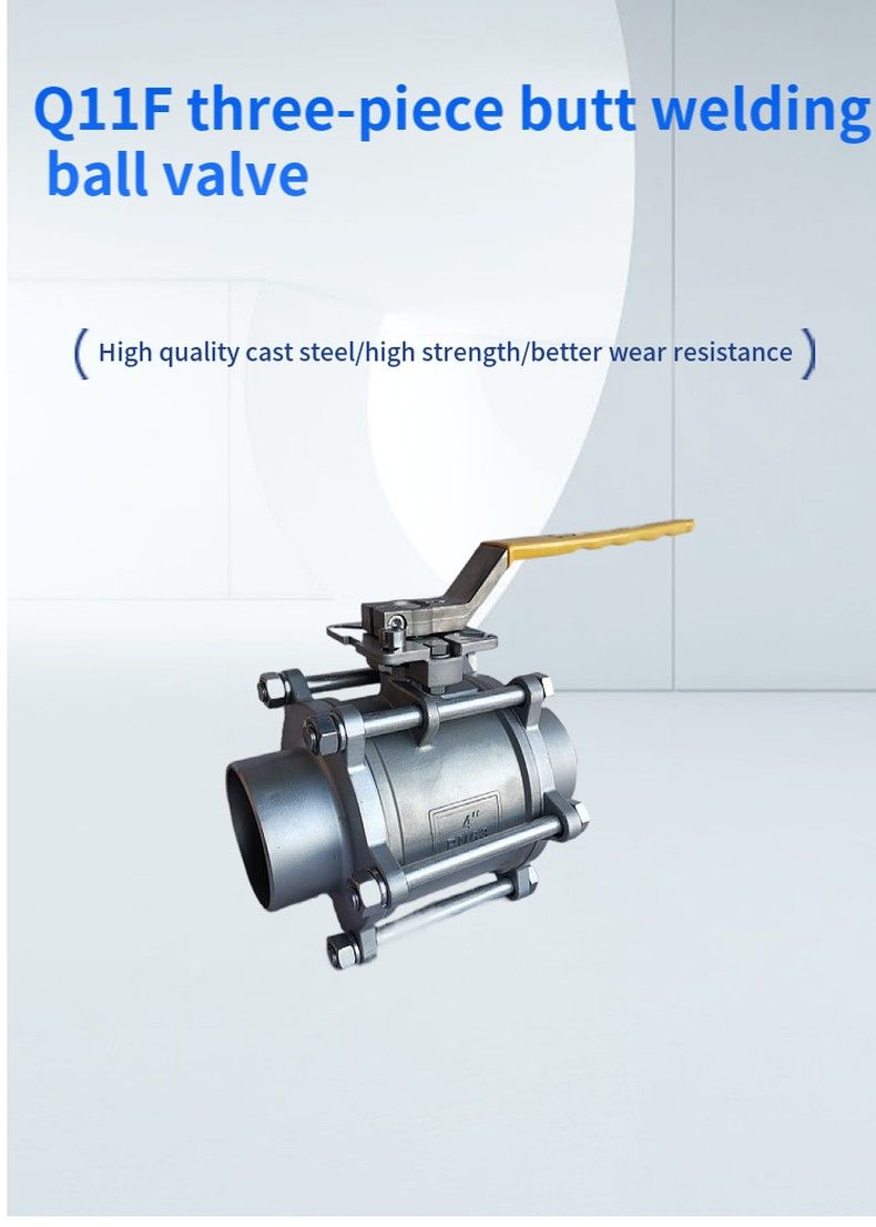 Q11F three-piece butt welding ball valve