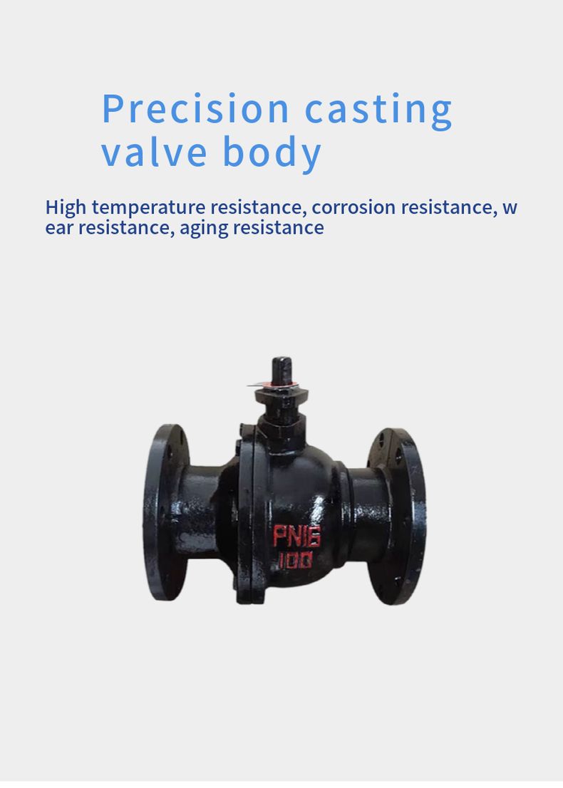 Q41F Flange cast iron ball valve