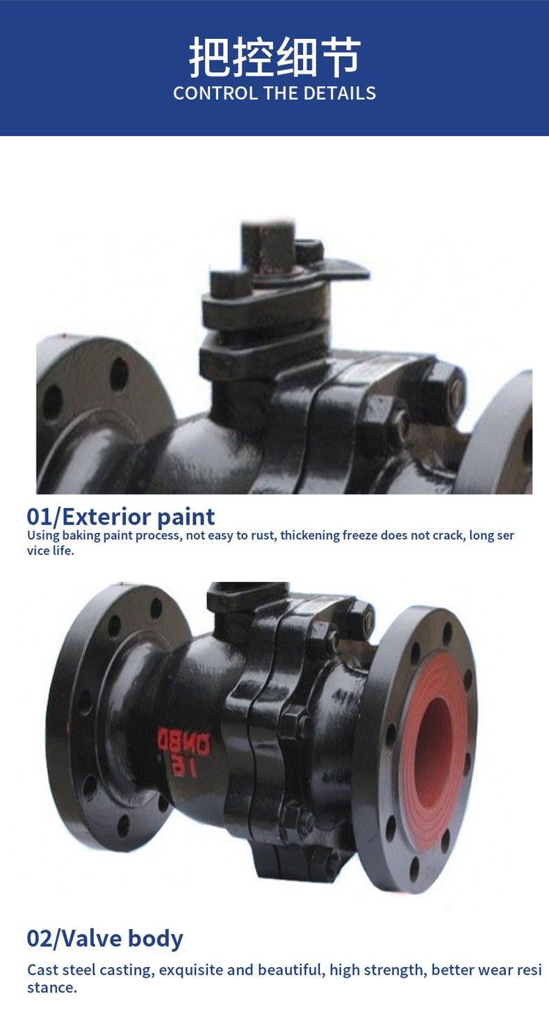 Q41F Flange cast iron ball valve