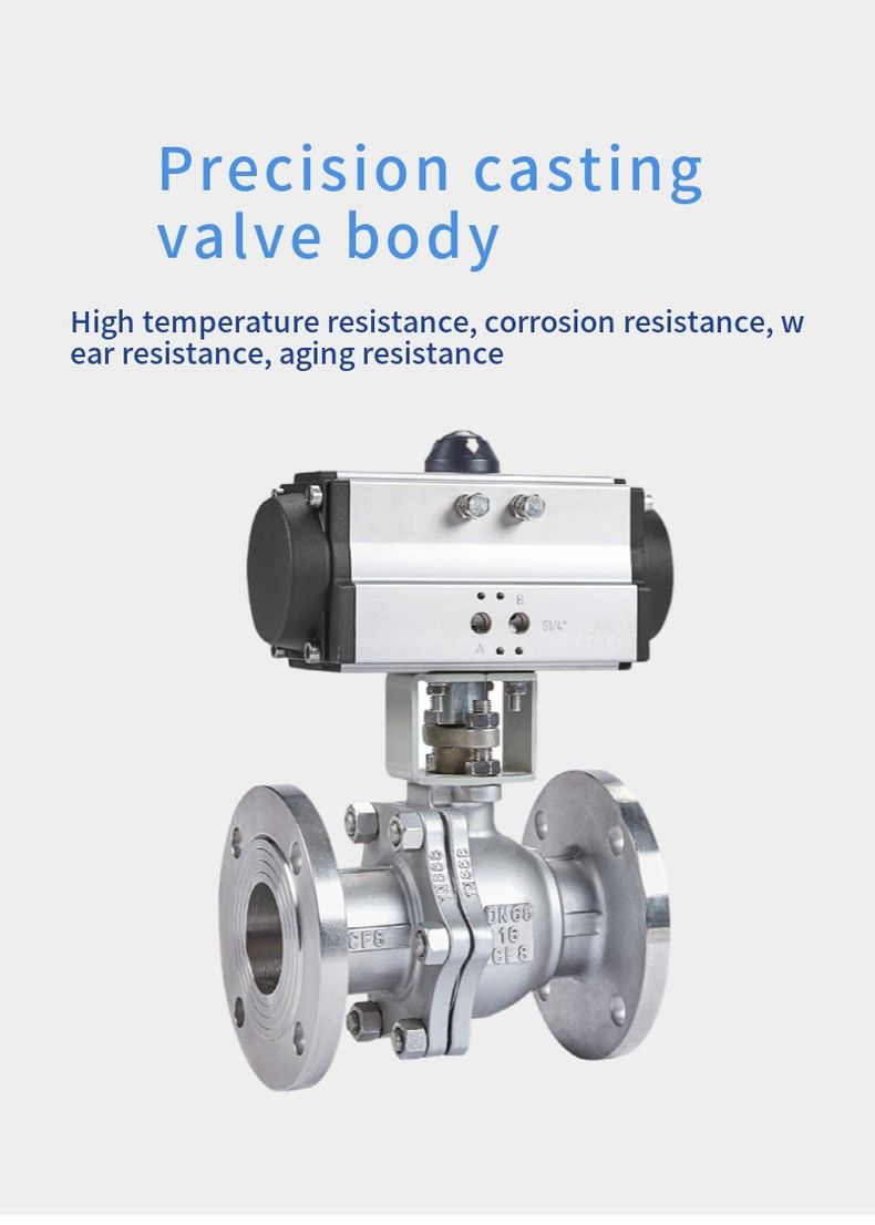 Q641F Pneumatic control O-type ball valve