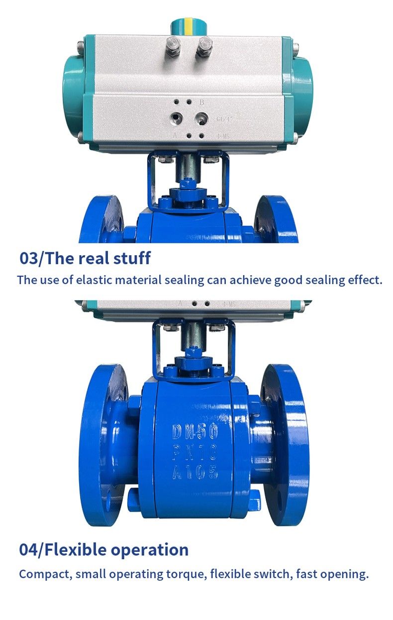 Q641TC pneumatic ceramic ball valve