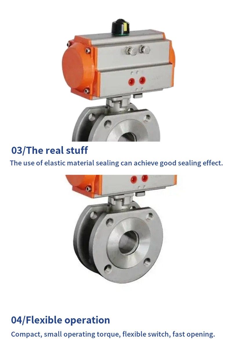 Q671F pneumatic clamp ball valve