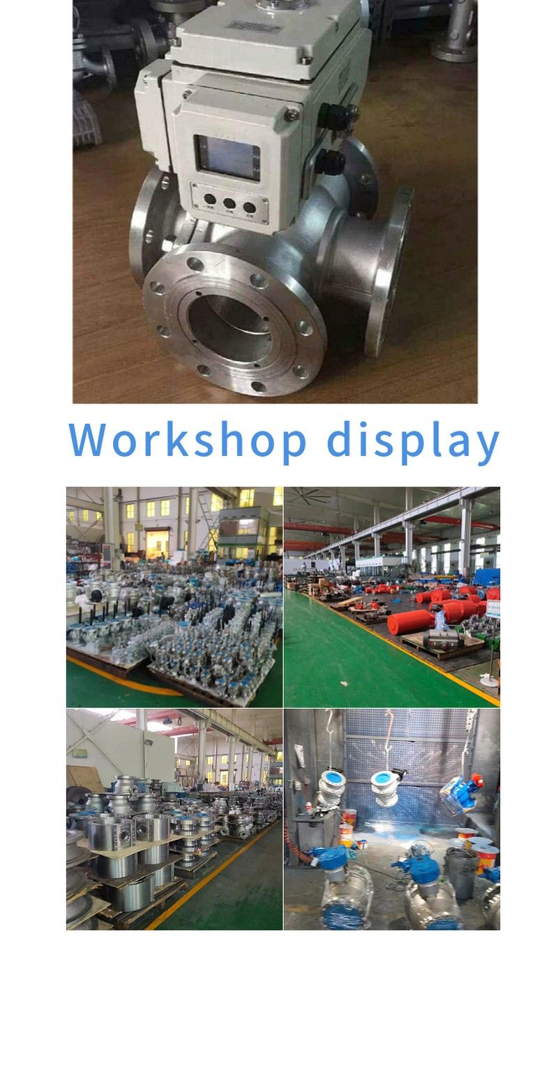 Q946F electric four-way ball valve