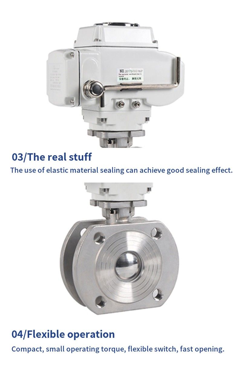 Q971F electric clamp ball valve