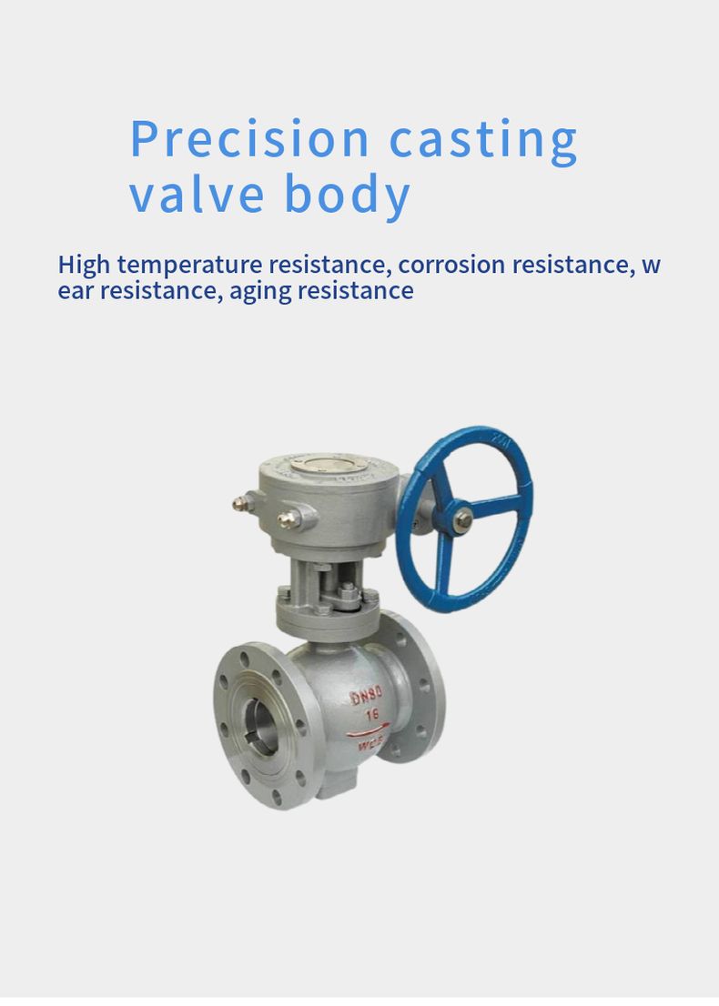 VQ347H flanged V-type ball valve