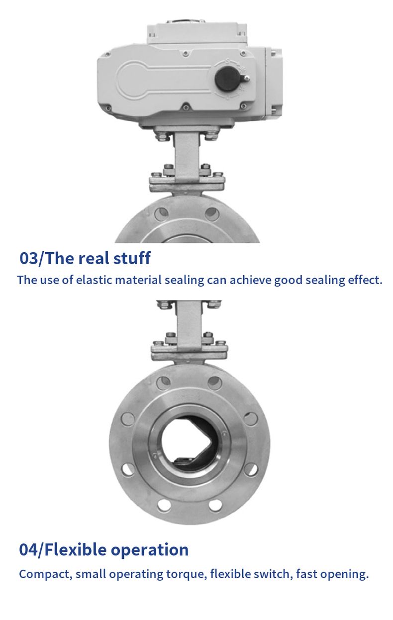 VQ947H electric V-type ball valve