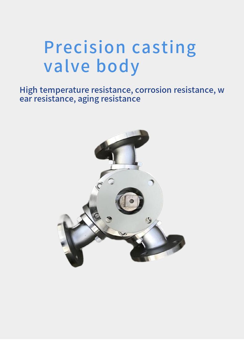 YQ42F-Y three-way ball valve