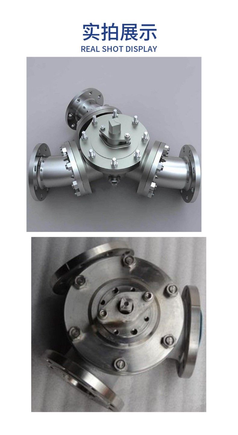 YQ42F-Y three-way ball valve