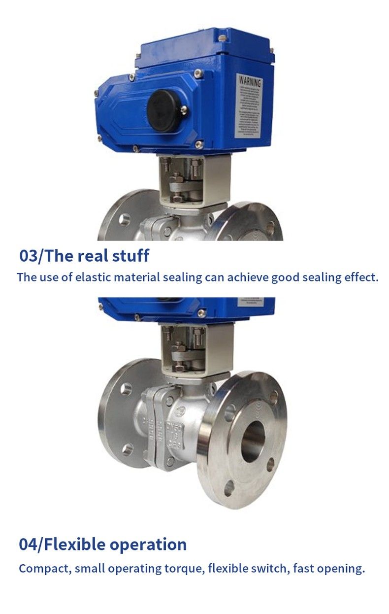 ZDRO electric O-cut ball valve