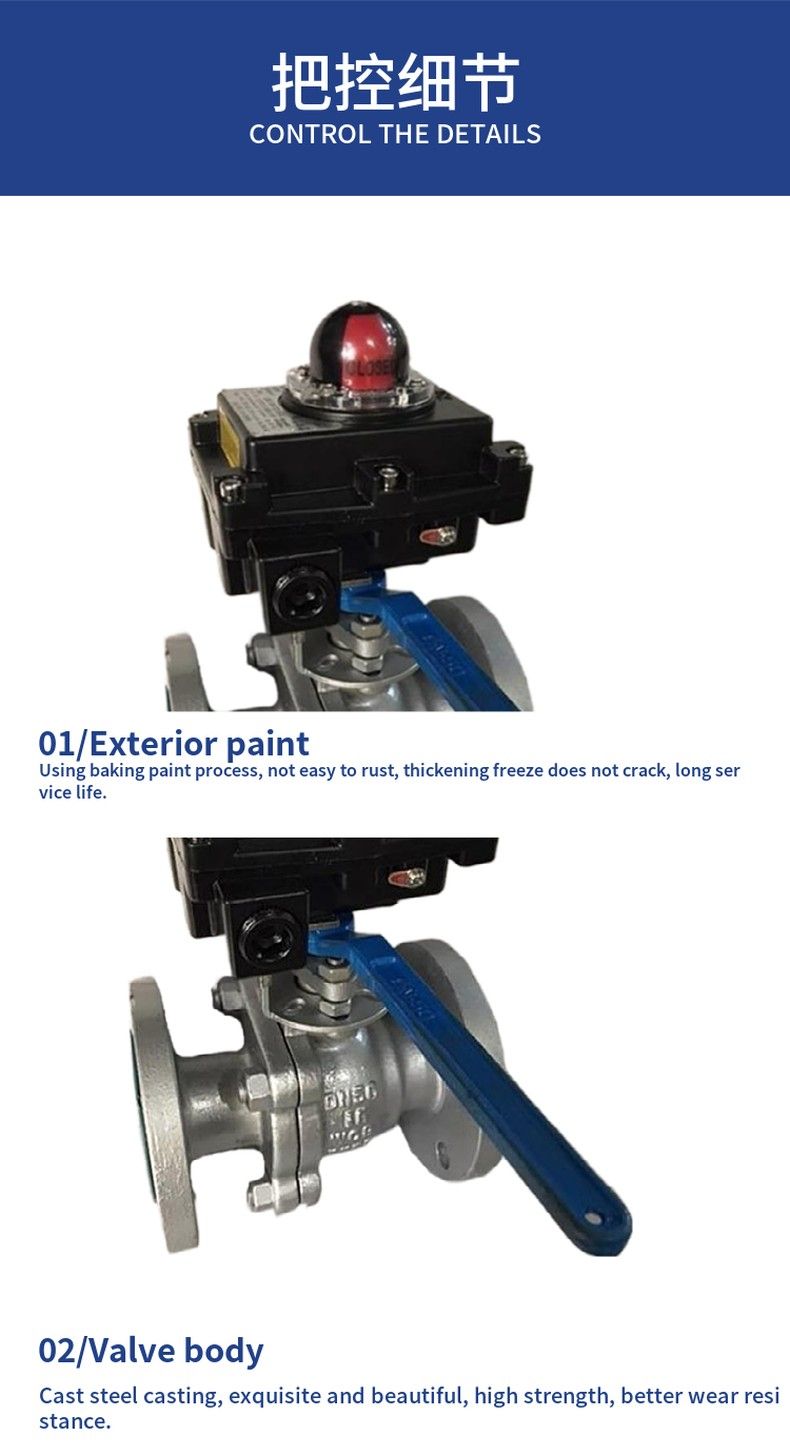 Manual signal ball valve