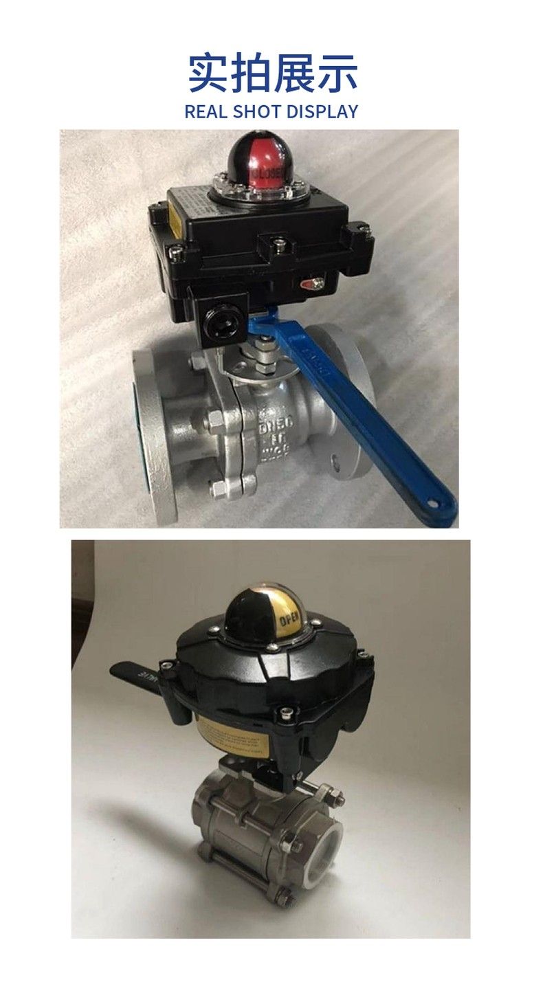 Manual signal ball valve