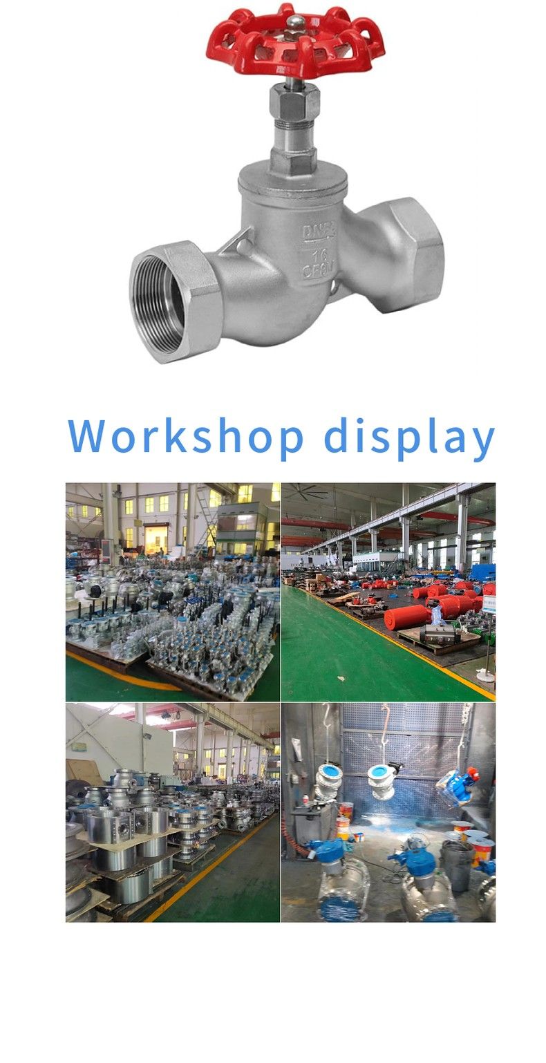 J11W stainless steel internal thread globe valve