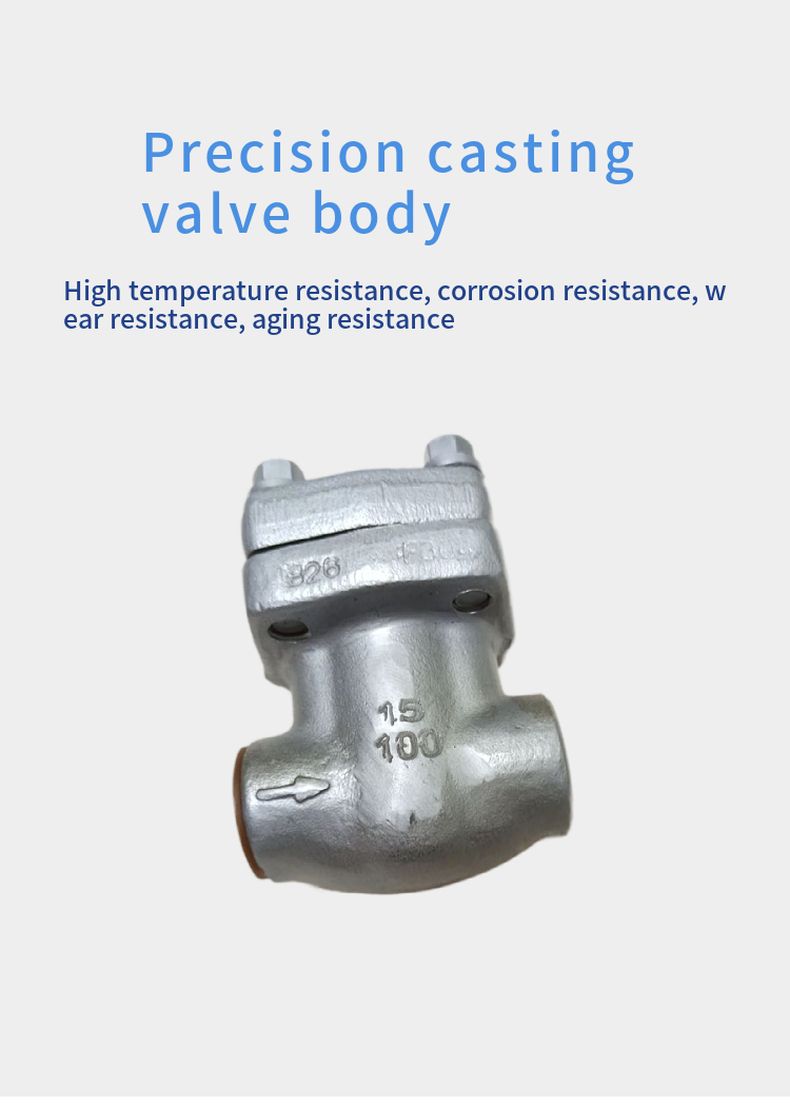 H11-61Y forged steel check valve with internal thread and socket