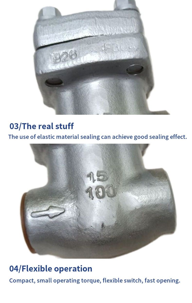 H11-61Y forged steel check valve with internal thread and socket