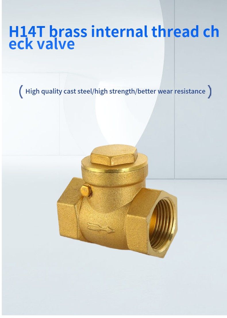 H14T brass internal thread check valve