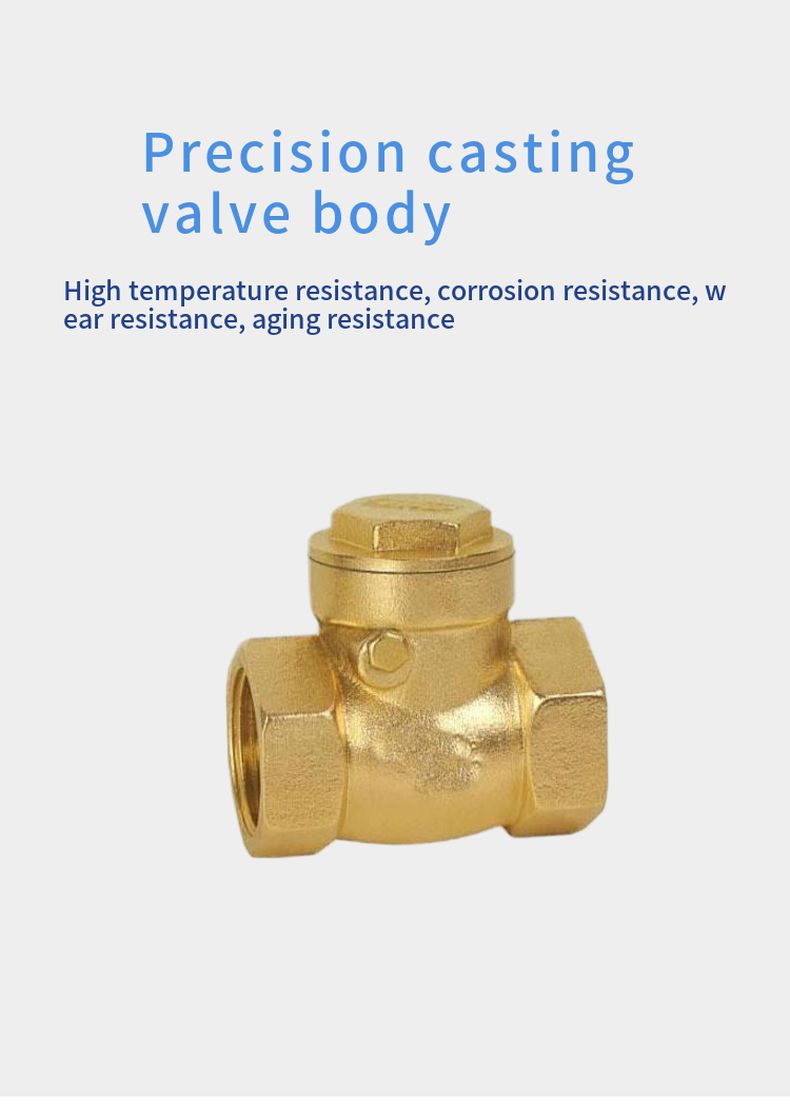 H14T brass internal thread check valve