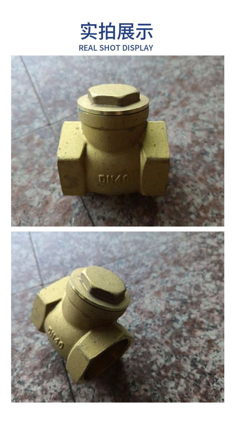 H14T brass internal thread check valve