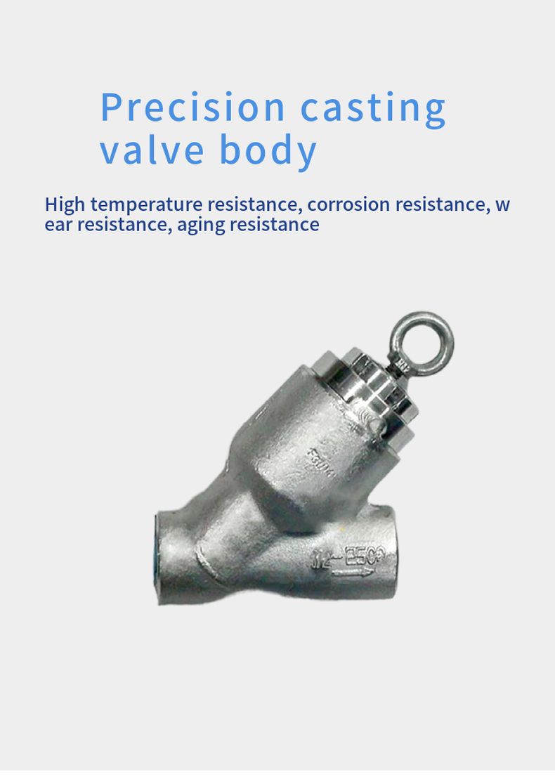 H15Y self-sealing forged steel check valve