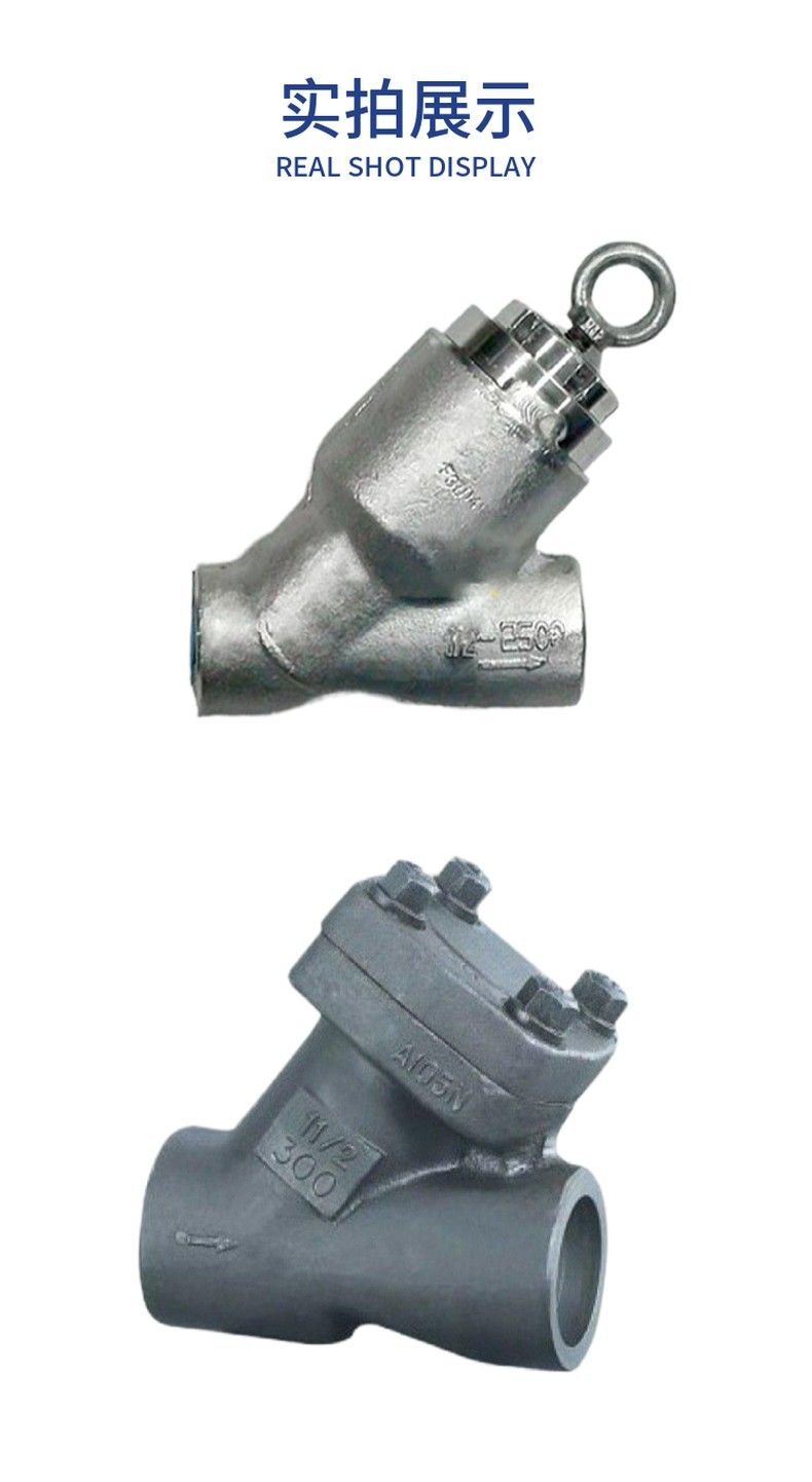 H15Y self-sealing forged steel check valve