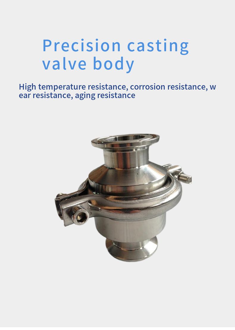 H23X-D sanitary quick load check valve