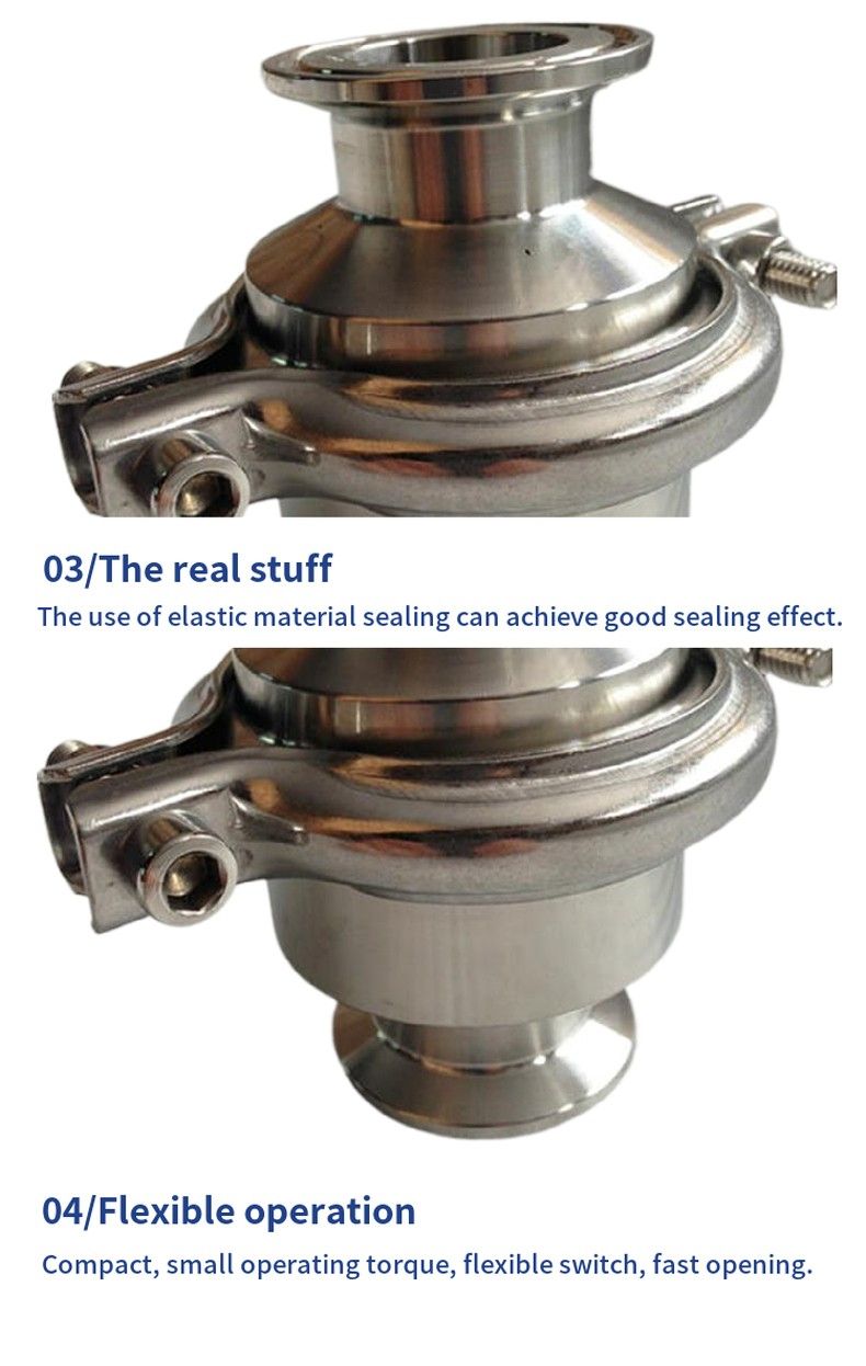 H23X-D sanitary quick load check valve