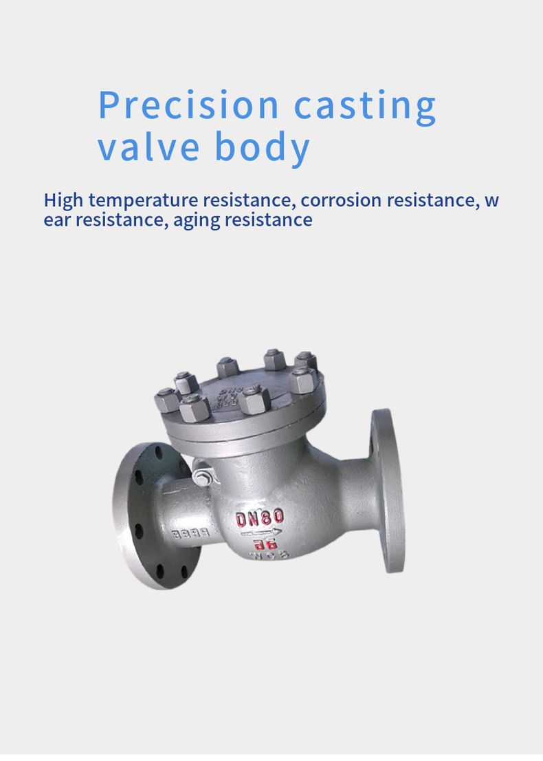 H44H flanged swing check valve